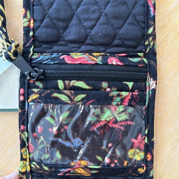 Vera Bradley Small Zip Bifold Wallet Floral Pattern Quilted Cottagecore - Picture 6 of 8
